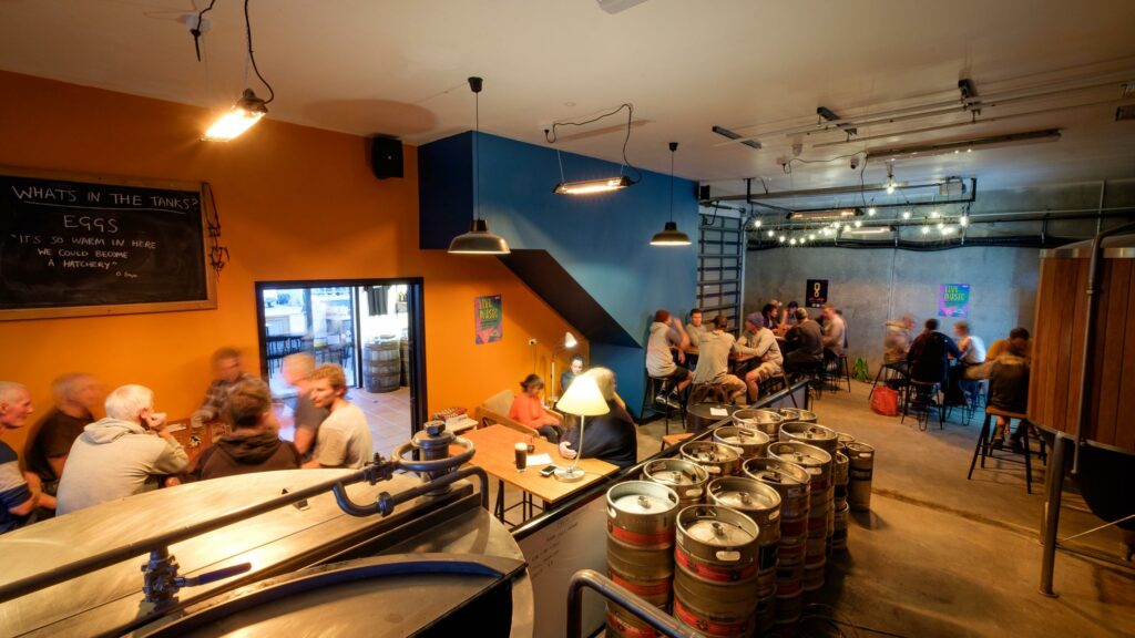 Ground Up brewery bar wanaka
