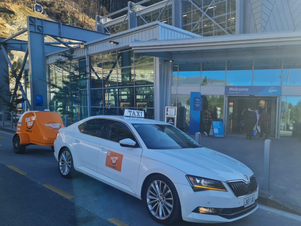 Tuk Tuk Taxi Airport Shuttles Queenstown Airport